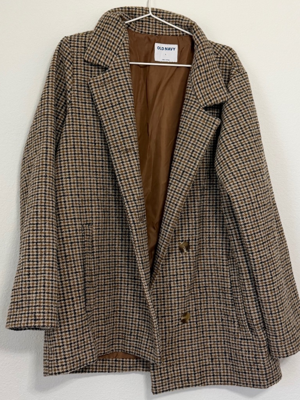 Old Navy wool plaid jacket